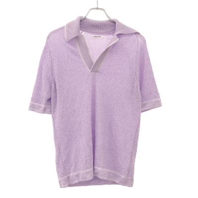 FUMIKA UCHIDA◇LAYERED CROPPED TOP/長袖カットソー/36/ナイロン/BLU