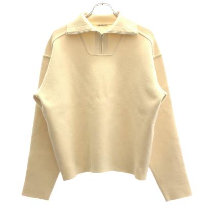 AURALEE - AURALEE(オーラリー) 長袖セーター サイズ1 S レディース美品  - アイボリー タートルネック auralee オーラリー タートルネック（レディースファッション