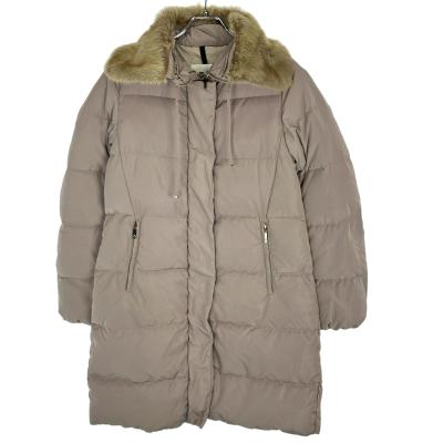 MONCLER レディースダウンコート、ダウンジャケット（色：ベージュ系