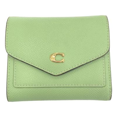 COACH レディース三つ折財布（色：グリーン系）｜財布｜ファッション
