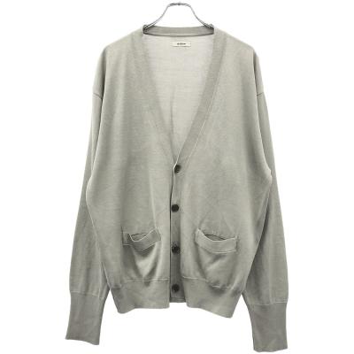 カーディガン CAHLUMN/カウラム Silk Cotton Long Sleeve Cardigan