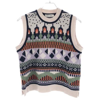 HENRIK VIBSKOV - HENRIK VIBSKOV ヘンリック ヴィブスコフ 22AW ジャガードニットベスト ミックス M AW22-F703 Henrik Vibskov HENRIK VIBSKOV ヘンリック ヴィブスコフ 22AW