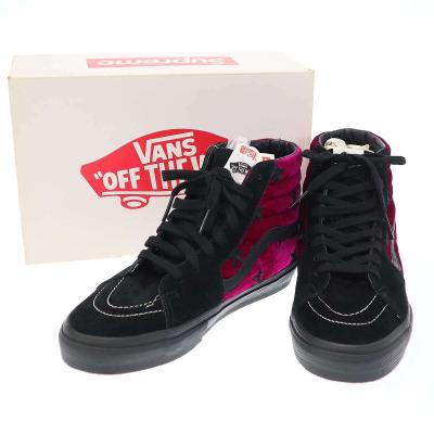 Supreme vansコラボスニーカー黒xピンク28cm シュプリーム バンズ スニーカーのおすすめ人気商品一覧 通販