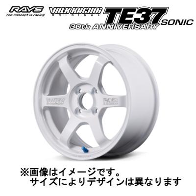 ホイール レイズ TE37 15インチ ホワイト（アルミホイール）（リム幅