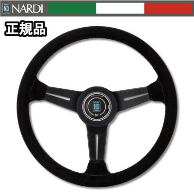 ナルディ クラシック NARDI/ナルディ CLASSIC（クラシック） ブラックレザー/シルバー