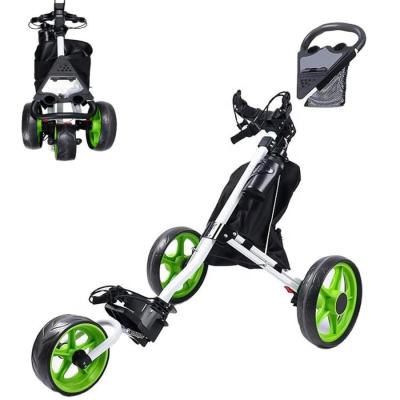 rovic W12 ゴルフカート黒/緑プッシュプルゴルフカート 折り畳み式カート rovic W12 ゴルフカート黒/緑プッシュプルゴルフカート 折り畳み式