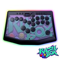 Rushbox 2 レバーレスコントローラー 18+6ボタン アルミ 静音 薄型 PC/Switch/Switch2対応 | moimate公式 Yahoo!店
