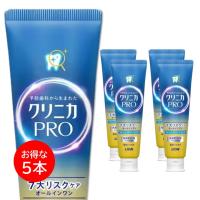 クリニカ PRO プロ オールインワン 歯磨き粉 ５本セット フレッシュクリーンミント 95g 高濃度 フッ素 歯周病 ライオン LION ハミガキ | モックストア