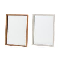 ボックスミラー 幅45 ミラー 鏡 スタンド アンティーク 雑貨 ナチュラル 北欧 テイスト おしゃれ かわいい モダン 卓上 鏡 掛け 置き 雑貨 化粧 新生活 ザガ | インテリアと雑貨のお店 モリーフ