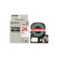 (業務用3セット) キングジム テプラPROテープ/ラベルライター用テープ 〔幅：24mm〕 SS24R 白に赤文字 | モモダ家具