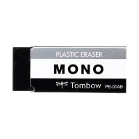 (まとめ) トンボ鉛筆 消しゴム モノPE01ブラック JCC-561 1パック（5個） 〔×50セット〕 | モモダ家具