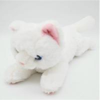 ひざねこSS オッドアイ WH ぬいぐるみ 犬猫 白ネコ 動物 本物 ペット 幼児 子供  ギフト プレゼント | PASTEL-INN