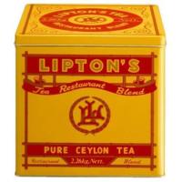 Lipton リプトン 紅茶 リーフティー レストランブレンド 2.26kg 茶葉 缶入り 業務用 無糖 ギフト ティーバッグ セイロンティー 黄缶 ストレート リーフティー | monmon2