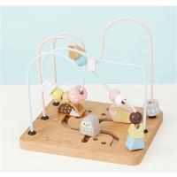 エドインター アニマルマーチ ミルキートイ 木製玩具 木のおもちゃ 誕生日 出産祝い 赤ちゃん おしゃれ おもちゃ | モノスマイレンセレクト