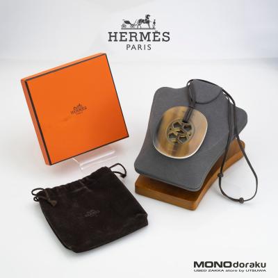 バッファローホーン ネックレス エルメス（レディース