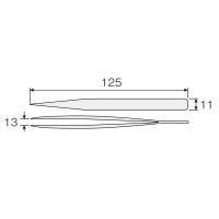 ホーザン(HOZAN) ピンセット(ツイーザー) 材質ステンレス 全長125ｍｍ 開き幅13mm 重量16g P-87 | モノパ ヤフー店