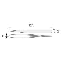 ホーザン(HOZAN) ピンセット ツイーザー 矢じり型 ステンレス製 すべり止めのローレット付き P-886 | モノパ ヤフー店