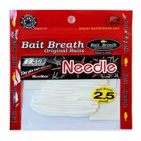 Bait Breath(ベイトブレス) ワーム U30 ニードル 2.5インチ ホワイト #002 ルアー | sisnext