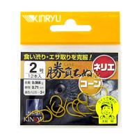 金龍 勝負ちぬ フック ネリエ&amp;コーン パーフェクトイエロー 2号 釣り針 | sisnext