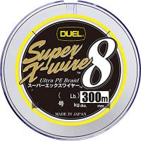 DUEL (デュエル) PEライン 釣り糸 スーパーエックスワイヤー8  0.8号 300m 5色/イエローマーキング H3616N-5CR | sisnext