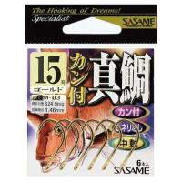 ささめ針(SASAME) RM-03 カン付真鯛 (金) 12号 | sisnext