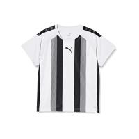 プーマ サッカー  半袖 Tシャツ TEAMLIGA ゲームシャツ JR 705147 キッズ  ホワイト ブラック(04) 120 | sisnext