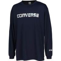 [コンバース] バスケ 長袖Tシャツ プリントロングスリーブシャツ 吸汗 速乾 CB232361L メンズ ネイビー S | sisnext