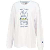 [コンバース] バスケ 長袖Tシャツ ガールズ ロングスリーブシャツ 吸汗 速乾 CB332353L ホワイト S | sisnext