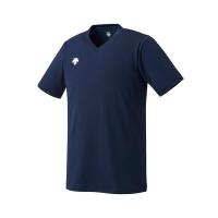 デサント Tシャツ 半袖 バレーボール ワンポイント 定番 Vネック  NVY (DSS-4321B) 150 | sisnext