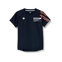 [デサント] Tシャツ バレーボール 半袖 吸汗速乾 ドライ ストレッチ 男女兼用 メンズ レディース NV 130 | sisnext