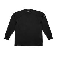 phiten(ファイテン) RAKUシャツ SPORTS (SMOOTH DRY) 長袖 ブラック S | sisnext