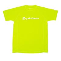 phiten(ファイテン) RAKUシャツ SPORTS (SMOOTH DRY) 半袖 ライム/白ロゴ2XO | sisnext