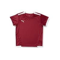 プーマ サッカー  半袖 Tシャツ TEAMLIGA ゲームシャツ JR 705144 キッズ コードバン ホワイト(09) 120 | sisnext