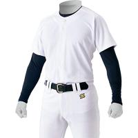 ゼット(ZETT) 少年野球 ユニフォーム メカパン ジュニアニットフルオープンシャツ ホワイト(1100) 120 BU2281S | sisnext