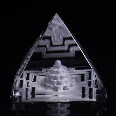 ネパール ヒマラヤ水晶製 シュリヤントラ 243g 収納箱付き No,2 ネパール ヒマラヤ水晶製 シュリヤントラ 243g 収納箱付き No，2