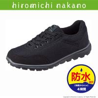 ヒロミチナカノ  レディース スニーカー HN 395 ブラック hiromichinakano 防水設計 moonstar