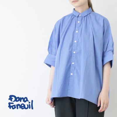 SALE セール/ ダナファヌル Dana Faneuil アメリカンコットンブロードクロス5分袖シャツ D-6225504 日本製 レディース /返品・交換不可 DANA FANEUIL（ダナファヌル） アメリカンコットンブロードクロス5分袖