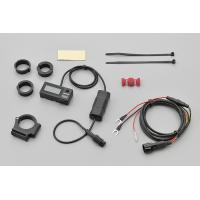 DAYTONA デジタル電圧計＆USB電源 Type-A 「e ＋CHARGER」 16077 | バイクパーツMotoJam Yahoo!店
