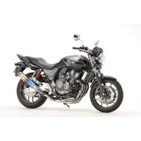 r’s gear CB400SF/SB ［2BL-NC42］ （18年〜） ワイバン クラシックR フルエキゾースト マフラー チタンドラッグブルー MH34-S1CD | バイクパーツMotoJam Yahoo!店