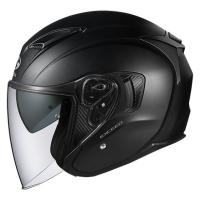 OGK オージーケー カブト オープンフェイス  ヘルメット EXCEED エクシード フラットブラック L (59-60cm) | MOTO-OCC ヤフーショッピング店