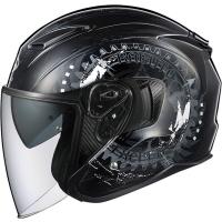 OGK オージーケー カブト オープンフェイス  ヘルメット EXCEED エクシード DARKNESS ダークネス ブラックガンメタ XS (54-55cm) | MOTO-OCC ヤフーショッピング店