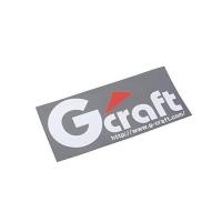 Gcraft Gクラフト  ステッカーホワイト切文字（小） 39326 | MOTO-OCC ヤフーショッピング店