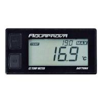 21日クーポン配布 デイトナ DAYTONA バイク用 デジタル水温計 AQUAPROVA(アクアプローバ)EZ TEMP METER 72812 | moto-zoa ヤフーショッピング店