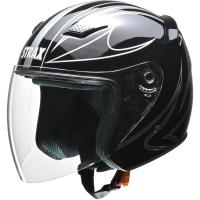 リード工業 (LEAD) バイク用 ジェットヘルメット STRAX SJ-9 ブラック Lサイズ (59-60cm未満) | moto-zoa ヤフーショッピング店