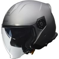 リード工業 (LEAD) バイク用 インナーシールド付き ジェットヘルメット FLX マットシルバー LLサイズ (61-62cm未満) | moto-zoa ヤフーショッピング店