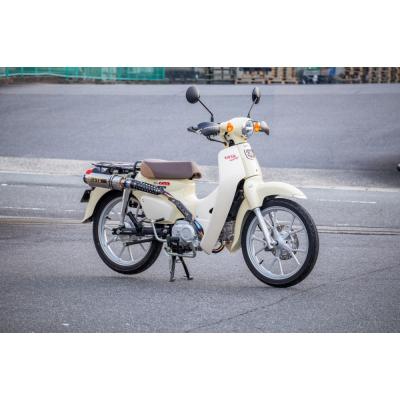 スーパーカブ110(JA44)チタンフルエキマフラー スーパーカブ110(JA44)チタンフルエキマフラー スーパーカブ110 バイク