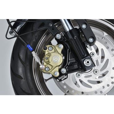 ズーマー　ブレンボ新カニブレーキキャリパーサポートと 速度センサーステー一式 ブレンボ 新カニ（バイク用キャリパーサポート）｜ブレーキパーツ