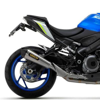 ARROW ステンレス製スリムマフラー　GSX-S750 gsx-s750（アロー／バイク マフラー）（色：ブラック系）｜バイク | 車