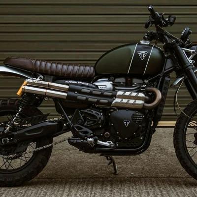 TRIUMPH SCRAMBLER1200 XC XE トライアンフ　マフラー スクランブラー1200xc（バイク マフラー）｜バイク | 車、バイク