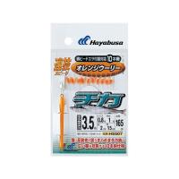 正規品／HAYABUSA 速技スピード チカオレンジウーリー10本 HS507 3号 ハリス0.6 Hayabusa キャンプ | モトメガネ2号店